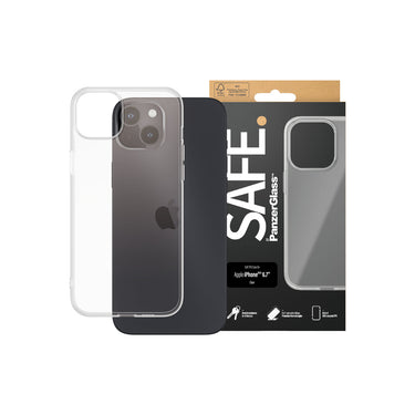 Panzer Glass SAFE TPU Phone Case for iPhone 15 Plus